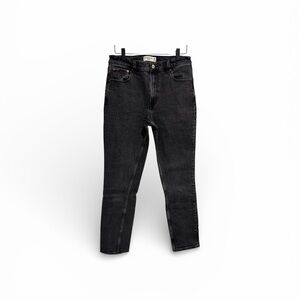 Abercrombie & Fitch Light Wash Black The Skinny High Rise Jeans